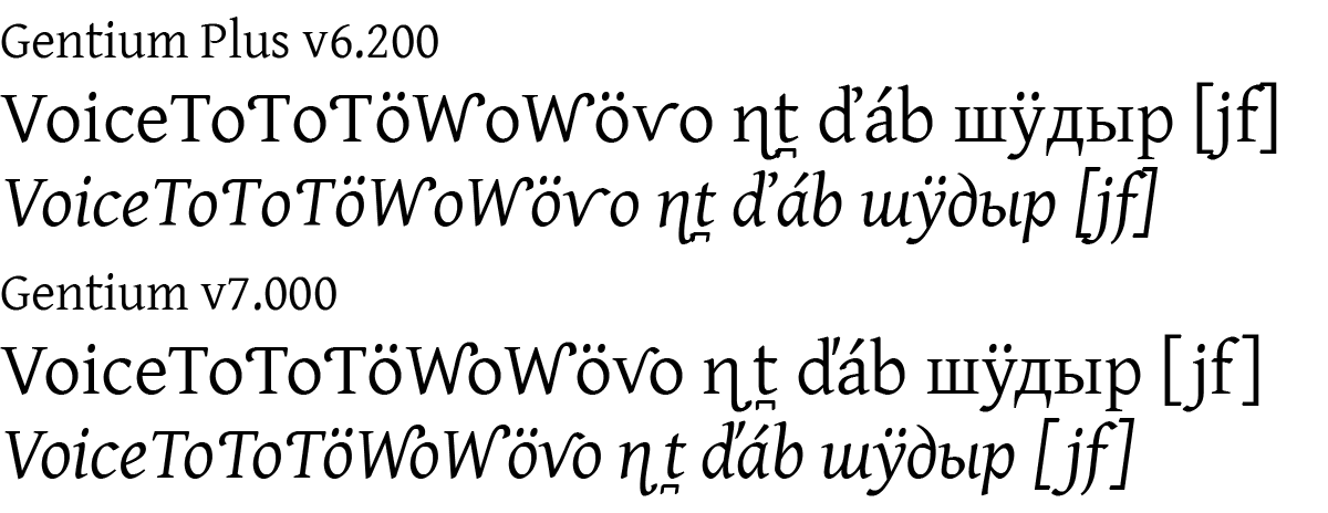 Expanded kerning